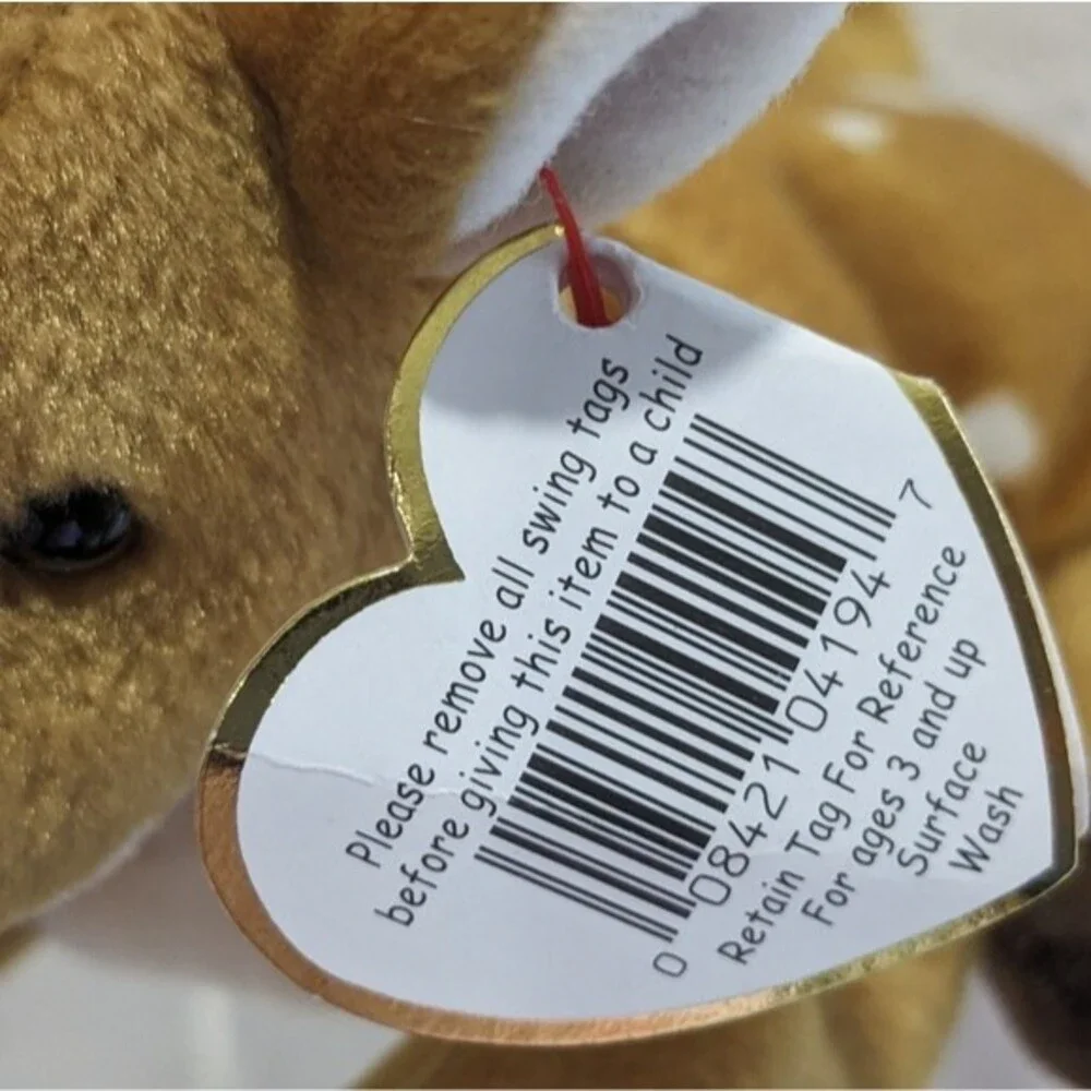 Ty Beanie Babies "Whisper" the Deer, PE Pellets, 1997 - Picture 9 of 12